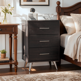 Sunvega Owen Modern Storage Nightstand with Ample Drawer for Bedroom or Living Room