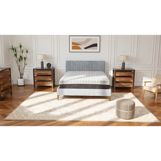 Sunvega Copper Infused Hybrid 14 Inch Plush King Mattress with Cooling Cover