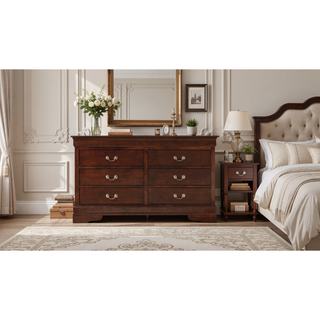 Sunvega Dark Brown Tufted Polyurethane Upholstered King Size Bed Frame