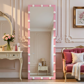 Sunvega Hollywood Full Length Floor Mirror with 3 Color Modes for Dressing Room