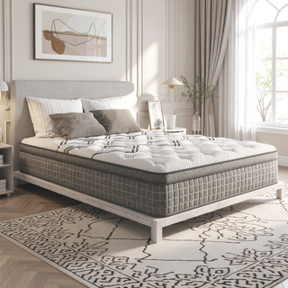 Sunvega Diamond Soto Cooling Copper Conforming Hybrid Luxurious Euro-Top Mattress