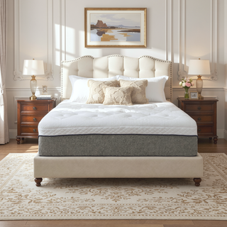 Sunvega Medium Firm Gel Memory Foam Queen Mattress with Jacquard Cover in a Box