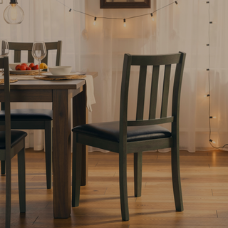 Sunvega Five-Piece Contemporary Dining Set with Square Table and Four Chairs