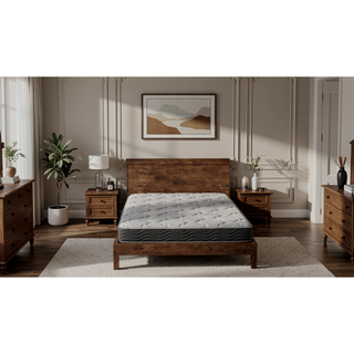 Sunvega Hybrid 12 Inch Medium Firm Queen Mattress with Pocketed Coils