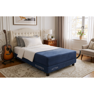 Sunvega Twin Memory Foam Core Mattress with Super Soft Fabric Cover