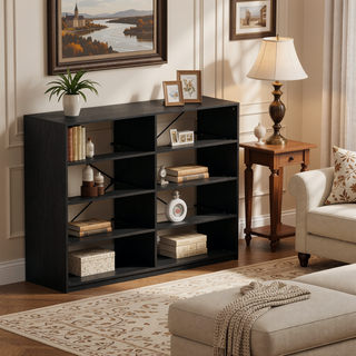 Sunvega 8-Drawer Dresser with Large Fabric Storage and Premium Wooden Frame