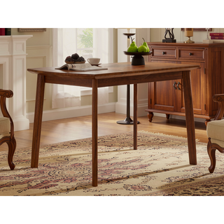 Sunvega Modern Rubberwood Dining Table with Oval Top for Kitchen and Dining Room