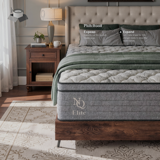 Sunvega 12" Hybrid Mattress with Isotonic Memory Foam and Edge Support for Full Bed