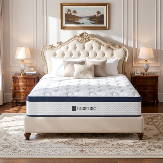 Sunvega 10 Inch Queen Size Memory Foam Hybrid Mattress with Cooling Space Cotton