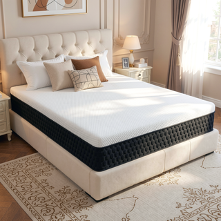 Sunvega Copper Cooling Firm Feel 12" Hybrid Waterfall Top Mattress Twin XL