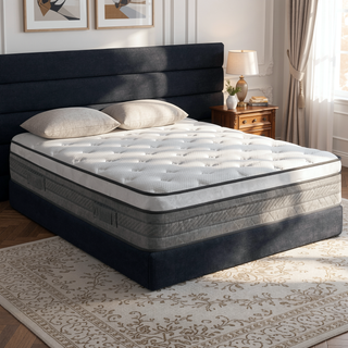Sunvega 10 Inch Queen Size Breathable Cool Cover Memory Foam Hybrid Mattress