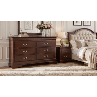 Sunvega Dark Brown Tufted Polyurethane Upholstered King Size Bed Frame