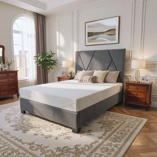 Sunvega 8 Inch Cooling Copper Infused Memory Foam Mattress Queen Size