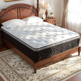 Sunvega Ultra Cooling Copper Infused Hybrid Mattress with Euro-Top and Dynamic Edge Coils