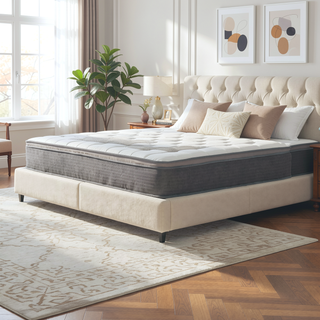 Sunvega Plush Euro Top Gel Memory Foam Hybrid Mattress with Pocket Coils
