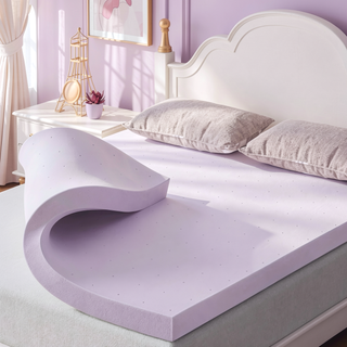 Sunvega 2 Inch Premium Firm High Density Cooling Gel Infused Ventilated Foam Mattress Topper