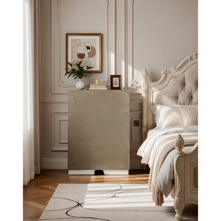 Sunvega Gold and Copper Chest with LED Light Accent and Five Spacious Drawers