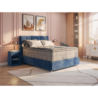Sunvega 15 Inch Pure Ice Eurotop Ultra Plush Twin Mattress with Cooling Cover