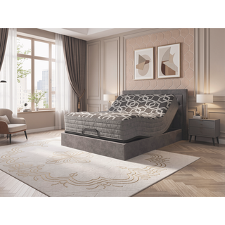 Sunvega 12 Inch Smooth Top Hybrid Medium Plush King Mattress with Ice Cover