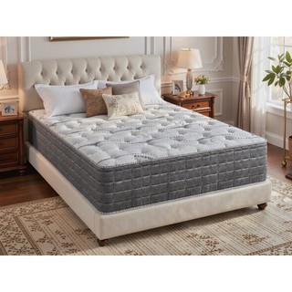 Sunvega 13.5" DreamFlex Plush Two Sided California King Mattress with Bamboo Cover