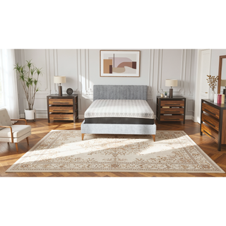 Sunvega Copper Infused Hybrid 14 Inch Plush King Mattress with Cooling Cover