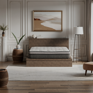 Sunvega Hybrid 12 Inch Medium Firm Queen Mattress with Pocketed Coils