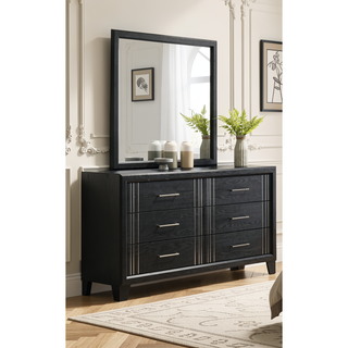 Sunvega Contemporary White Beige Finish Wooden Nightstand with Two Drawers