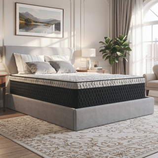 Sunvega Ultra Cooling Copper Infused Hybrid Mattress with Euro-Top and Dynamic Edge Coils