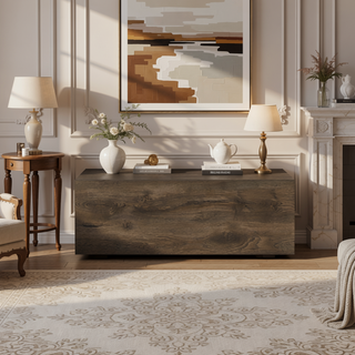 Sunvega Wall-Mounted Floating Nightstand with Drawer for Bedroom or Living Room