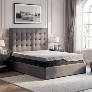 Sunvega 11 Inch Cooling Copper Infused Latex Foam Mattress with Bamboo Cover Queen