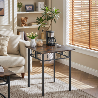 Sunvega Wood Square Table for Kitchen Dining Room Furniture with Timeless Appeal