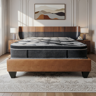 Sunvega Plush Euro Top Hybrid Pocket Coil Full Size Mattress in a Box