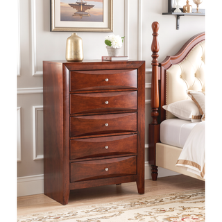 Sunvega Dark Brown Tufted Polyurethane Upholstered King Size Bed Frame
