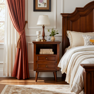 Sunvega Curved Chestnut Chest with Clean Lines and Contemporary Aesthetic
