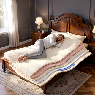 Sunvega 10 Inch Queen Size Breathable Cooling Gel Memory Foam Hybrid Mattress