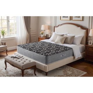 Sunvega Lux Firm Twin Mattress with Ice Cover and Elate Visco Foam for Cooler Sleep