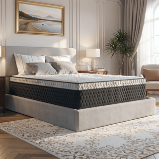 Sunvega Ultra Cooling Copper Infused Hybrid Mattress with Euro-Top and Dynamic Edge Coils