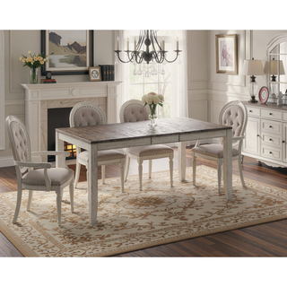 Sunvega Dark Brown Acacia Asian Hardwood Dining Table with Butterfly Leaf