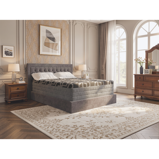 Sunvega 14" Smooth Top Hybrid Ultra Plush King Mattress with Ice Cover
