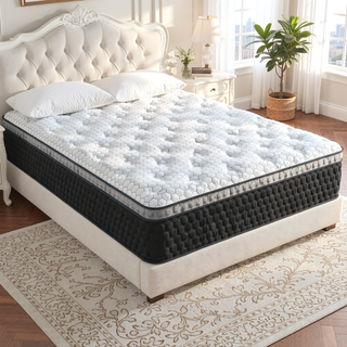 Sunvega Ultra Cooling Copper Infused Hybrid Mattress with Euro-Top and Dynamic Edge Coils