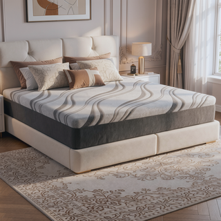 Sunvega Ultra Cooling 12" Medium Feel Gel Memory Foam Mattress with Heat Wicking Fabric