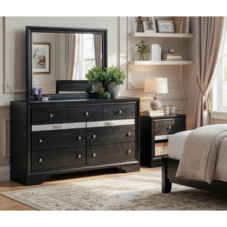 Sunvega Dark Brown Tufted Polyurethane Upholstered King Size Bed Frame