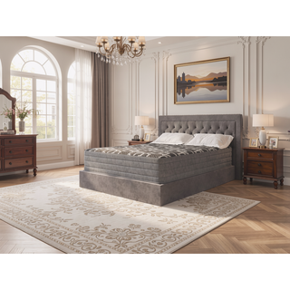 Sunvega 12 Inch Smooth Top Hybrid Medium Plush Queen Mattress