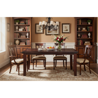 Sunvega Tufted Black PU Upholstered Wood Bench with Espresso Finish