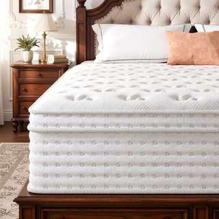 Sunvega King Size 14'' Hybrid Mattress with Memory Foam and Pocket Springs