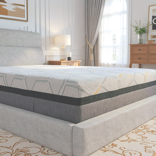 Sunvega Hybrid Copper Gel Cooling Memory Foam Mattress with Edge Support Full