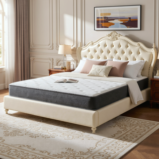 Sunvega 8 Inch Queen Size Hybrid Mattress with Soft Euro Top and Gel Memory Foam