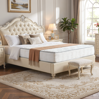 Sunvega Premium 9 Inch Medium Pocket Bed in a Box Spring Mattress Twin XL White