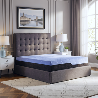 Sunvega 12 Inch Hybrid Cooling Mattress with Copper Infused Memory Foam and Coils