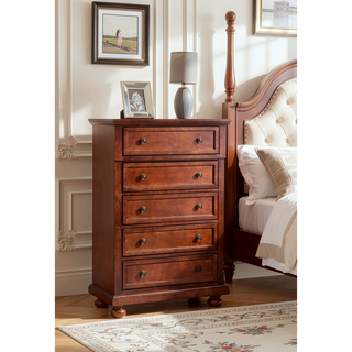 Sunvega Gray Modern Nightstand with Full Extension Drawers and Felt-Lined Top